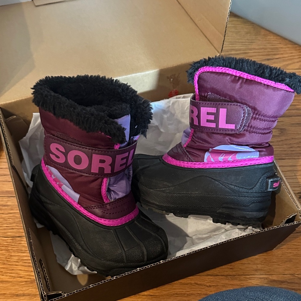 Sorel Kids' Boots - Pink and Black